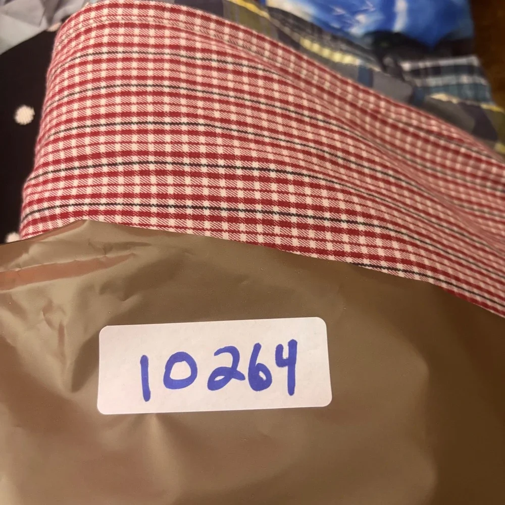 Mens Plaid Shirt lot Bundle Peter Millar North Face LL Bean 5pc button down